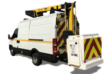 Car Hire Arbroath - 12.5M Cherry Picker 3.5T - Van hire Arbroath